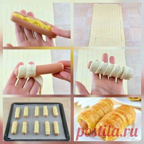 Сосиски в тесте — Sloosh – кулинарные рецепты