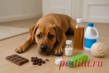 🐾 Подозреваете, что собака отравилась?
Смотрите на поведение: рвота, диарея, слабость, необычная активность или проблемы с дыханием — тревожные сигналы.
Сразу звоните ветеринару!  

#Собаки #Отравление
Изображение от ChatGPT