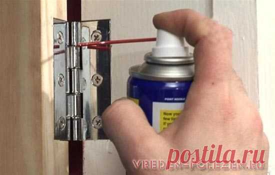 Хитрим с WD-40! Много примеров как можно использовать в быту!