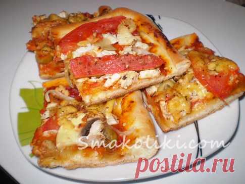 Пиццы и лепешки - мучные изделия, пошаговые рецепты с фото на Smakoliki.com.