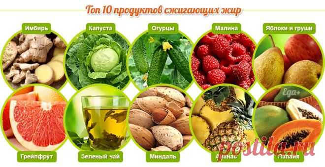 20 ПРОДУКТОВ, БЕЗЖАЛОСТНО СЖИГАЮЩИХ ЖИР. ГОЛОДАТЬ ДЛЯ ПОХУДЕНИЯ НЕ ПРИДЕТСЯ!
