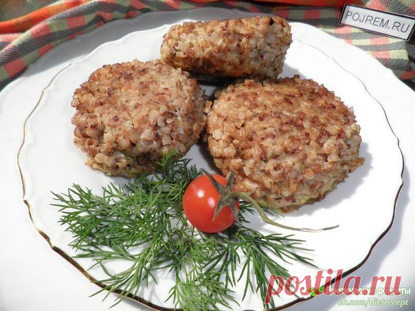 Гречневые котлеты с грибами / Слабый пол!