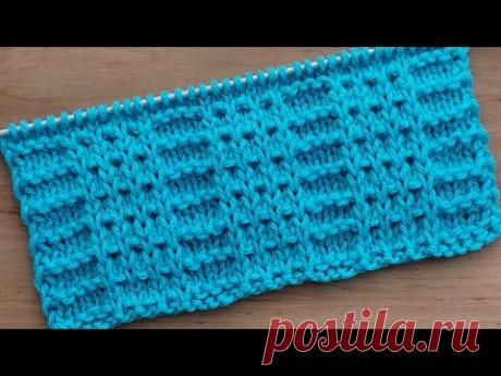 Несложный узор спицами для кардигана, туники, пуловера, свитера.