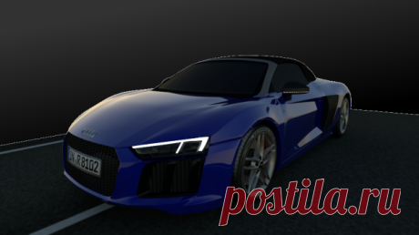 Audi R8 Spyder Free 3D Model - .obj .blend .fbx .mtl .stl - Free3D