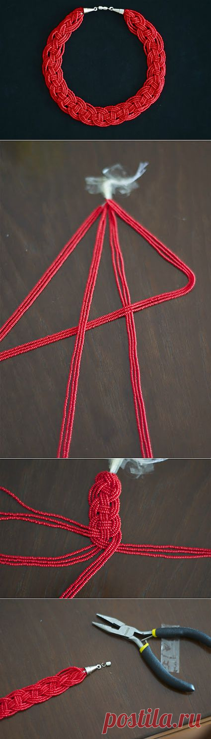 Design & Decor: Ожерелье из бисера своими руками...