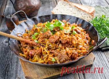 Капуста, тушеная с мясом : рецепт с фото, как приготовить пошагово – Утконос Онлайн