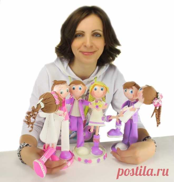 Куклы из фоамирана: выкройки, мастер класс