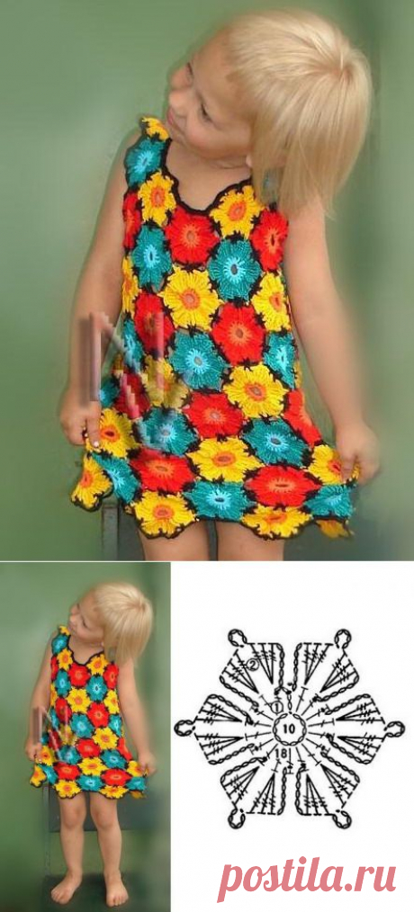 ПЛАТЬЕ ДЛЯ ДЕВЧУШКИ... ярко... солнечно... по летнему...