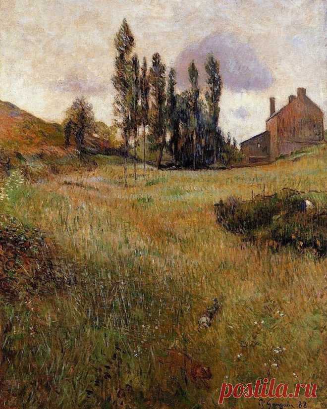 Художник Поль Гоген (Paul Gauguin, 1848-1903).
