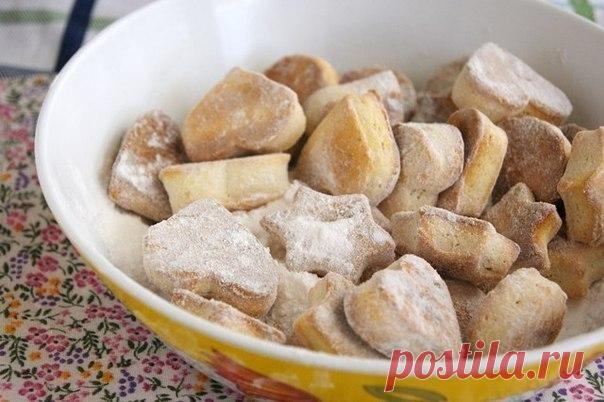 Как приготовить печенье сметанное  - рецепт, ингридиенты и фотографии