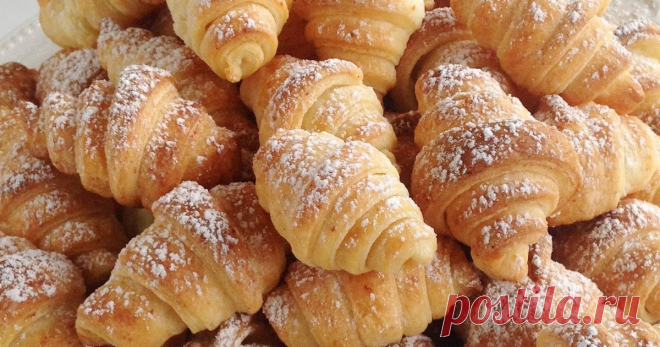 Творожные рогалики