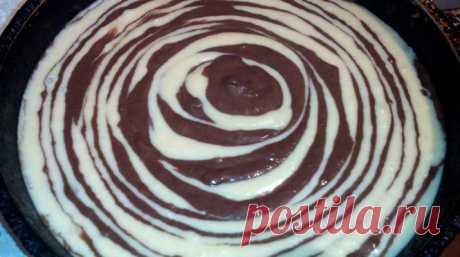 Торт Зебра домашний рецепт, очень вкусный