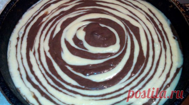 Торт Зебра домашний рецепт, очень вкусный