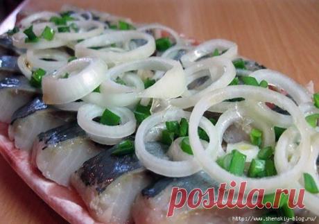 Селедочка "бочкового посола" в бaнке за 20 минут!