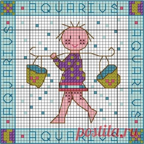 Детские знаки Зодиака | Крестик