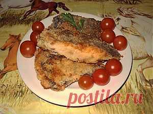 Жареная рыба в манке. | ДОМАШНИЕ КУЛИНАРНЫЕ РЕЦЕПТЫ