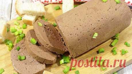 Домашний печеночный паштет Блюдо порадует не только легким вкусом, но и красивой подачей к столу!