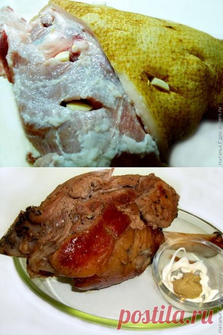 Свиная ножка (рулька), запеченная в духовке. Вкусно и легко | ДОМАШНИЙ ОЧАГ