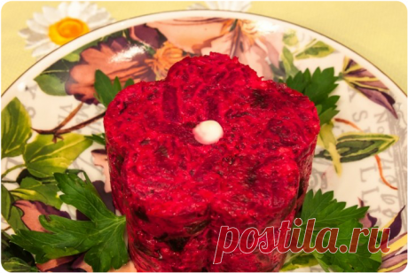 Салат со свеклой и черносливом