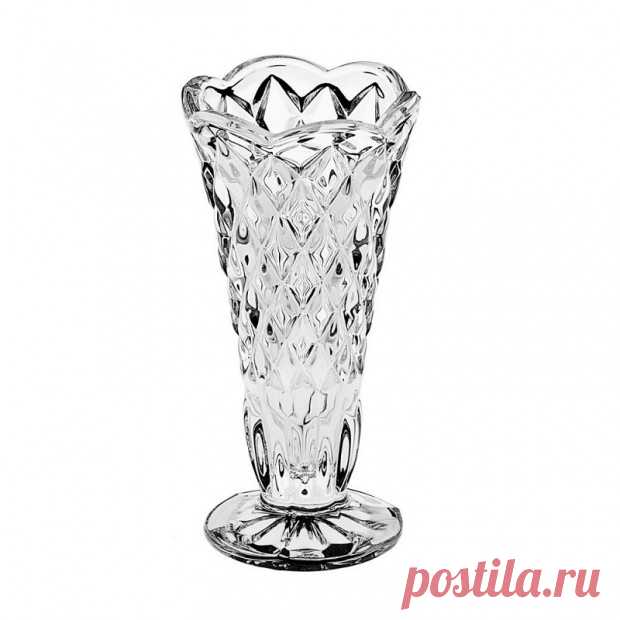 Хрустальная Ваза "Diamond" (Алмаз) 12 см, Crystal Bohemia купить в Москве +7(495)1055156