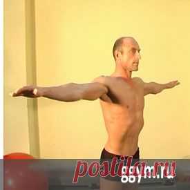 Осевые вращения торса стоя