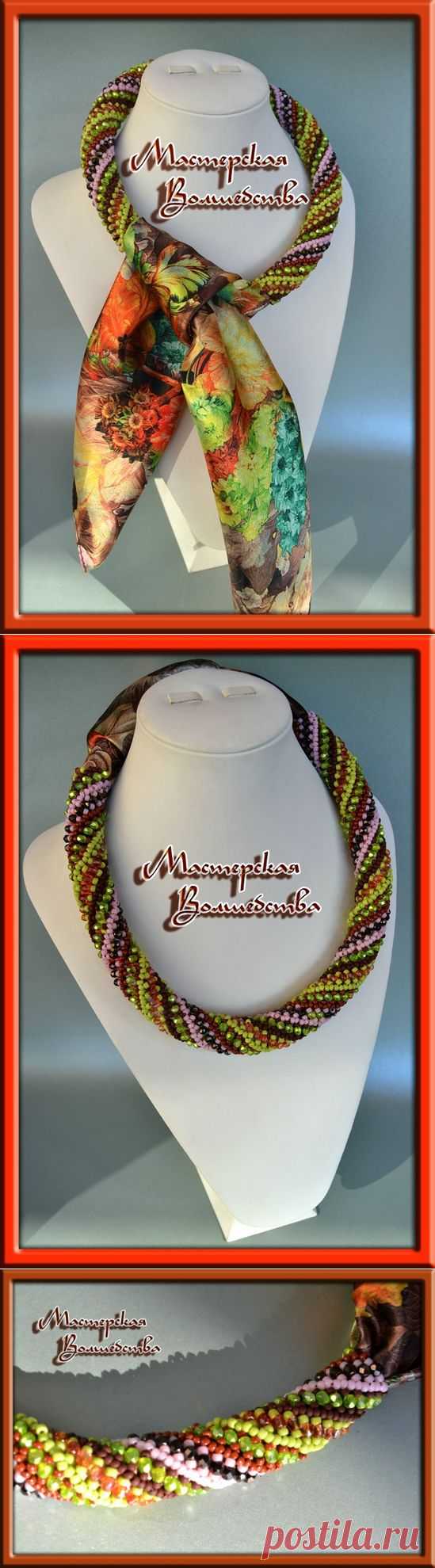 Вам надоели мои платочки? Терпите:) | biser.info - всё о бисере и бисерном творчестве