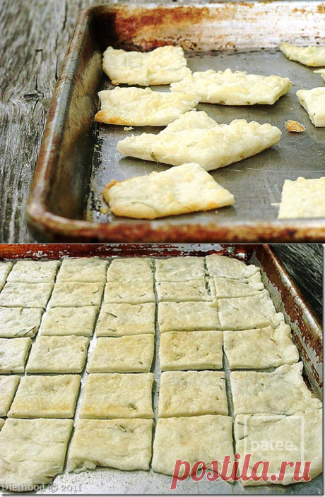 Крекеры с розмарином и чесноком - рецепт с фотографиями - Patee. Рецепты