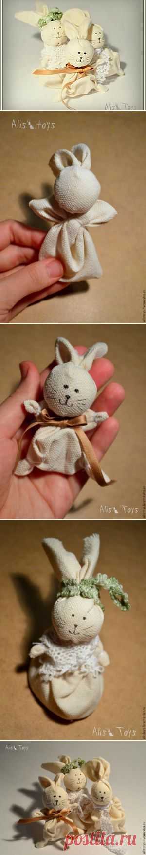 Ручные кролики на пасху. МК Алисы Ковальчук.