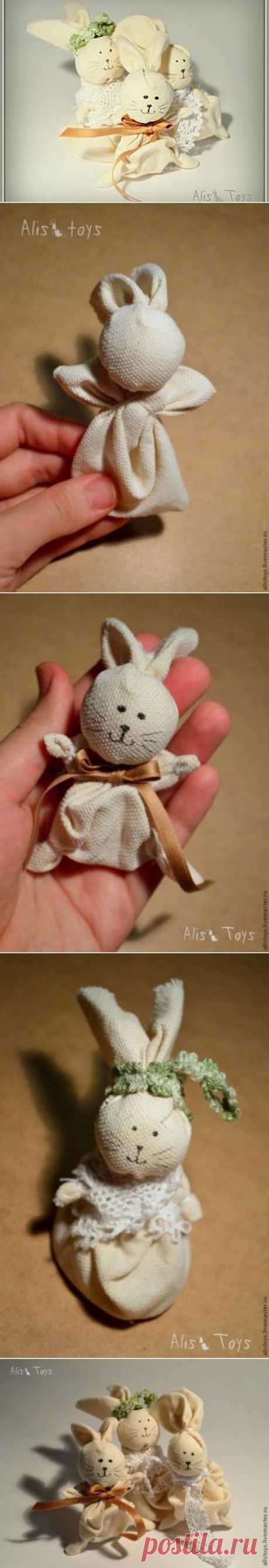 Ручные кролики на пасху. МК Алисы Ковальчук.