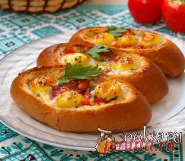 Булочки запечённые с перепелиными яйцами фото рецепт приготовления