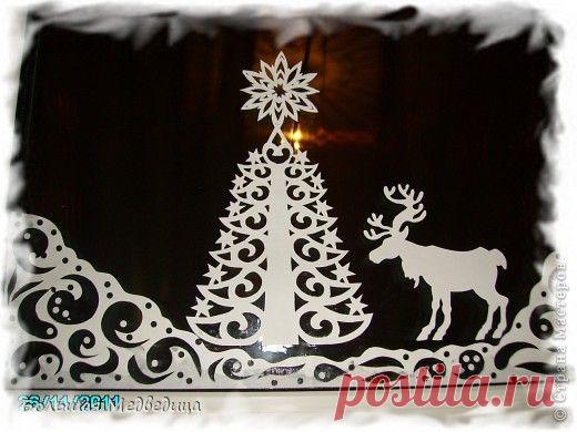 Вырезание - Украшаем окна к Новому году или Новогодняя сказка на окне » Поиск мастер классов, поделок своими руками и рукоделия на SearchMasterclass.Net