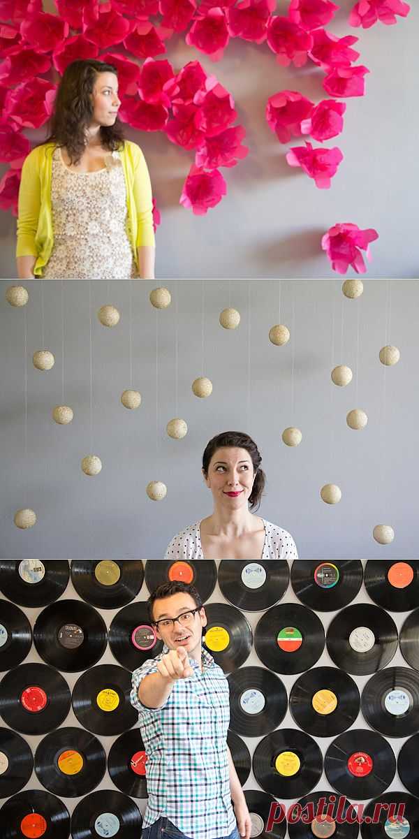 Пять идей как украсить стену для фотосессии (Diy) / Фото (идеи съемок) / Модный сайт о стильной переделке одежды и интерьера
