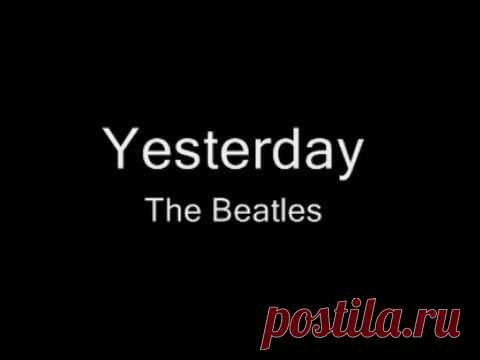 Yesterday • The Beatles • Original • 1965 - YouTube