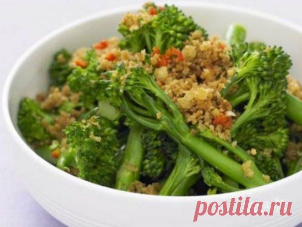 Брокколи в сухарях - пошаговый рецепт с фото на Повар.ру