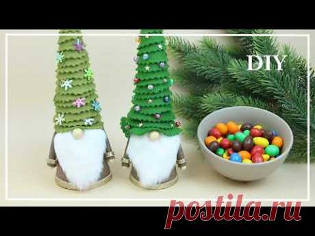 Surprisingly simple way to make a Christmas Gnome with Sweets! 🎄 DIY NataliDoma