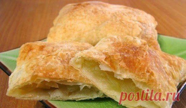 шеф-повар Одноклассники: Слоеные пирожки с яблоками