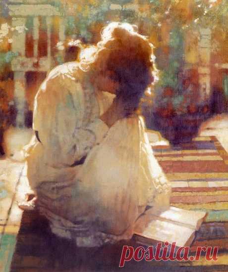 Весенним лучиком согреты... Художник C.Michael Dudash