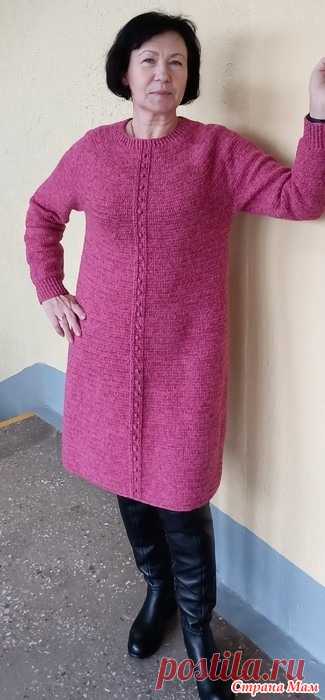 Платье крючком Связала себе платье крючком, круглая кокетка сверху. Размер 48-50, рост 164.  Вдохновилась он-лайном Тани-Танечки-Танюши https://www.stranamam.ru/ Чудесные он-лайны! Большое спасибо!