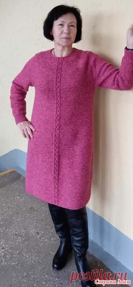 Платье крючком Связала себе платье крючком, круглая кокетка сверху. Размер 48-50, рост 164.  Вдохновилась он-лайном Тани-Танечки-Танюши https://www.stranamam.ru/ Чудесные он-лайны! Большое спасибо!