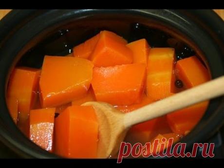 Маринованная тыква "Эстонский ананас". Вкусные блюда из тыквы на зиму - YouTube | КУЛИНАРИЯ | Recipes