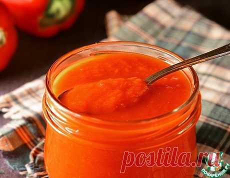 Консервированное пюре из болгарского перца – кулинарный рецепт