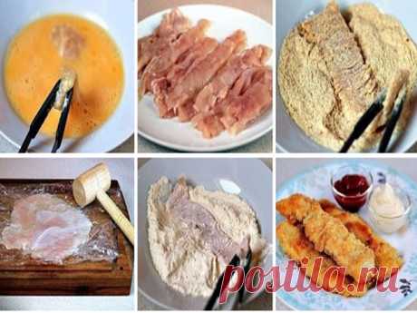 Хрустящие куриные палочки