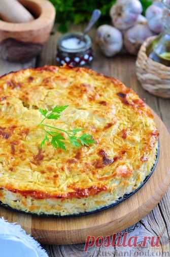 Рецепт: Запеканка из кабачков, с курицей и сыром на RussianFood.com