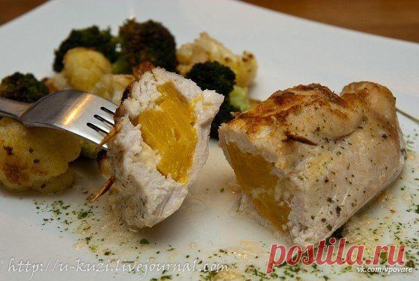 Фаршированные куриные грудки