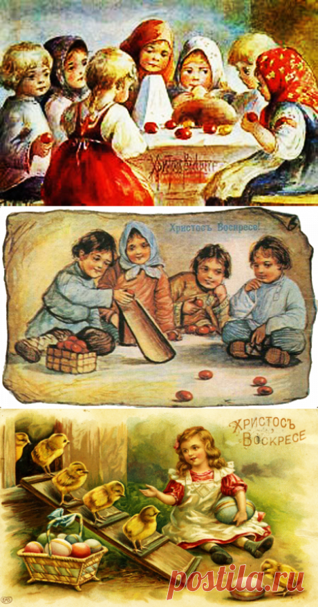 С праздником Пасхи связано множество различных поверий. По народным представлениям, день Пасхи настолько чист и свят, что черти и бесы с пасхальным благовестом проваливаются сквозь землю, а их вопли и стоны, вызванные злобой на Воскресение Иисуса Христа, можно слышать во время пасхальной всенощной и всего первого дня Пасхи.