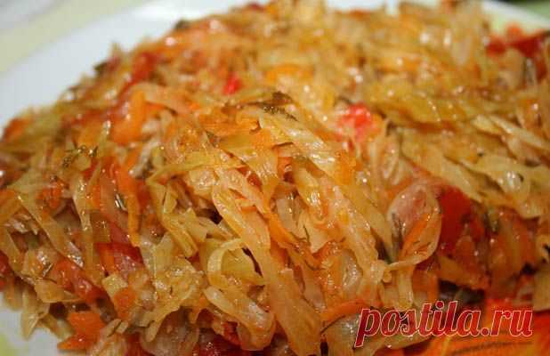 ВКУСНЫЙ РЕЦЕПТ ТУШЕНОЙ КАПУСТЫ