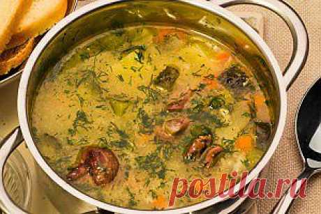 Рассольник с потрохами