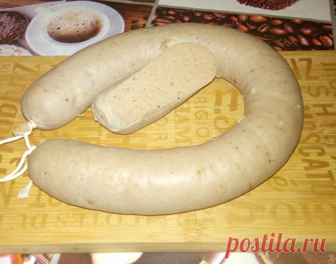 Ливерная варёная колбаса первого сорта (ОСТ 49 190) | Пикабу