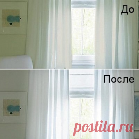 Чем отбелить белые гардины? 5 полезных советов для стирки. 1. Обязательно перед стиркой тщательно вытряхиваем гардины, чтобы вся пыль и грязь, которая на них есть не впиталась в ткань при замачивании. 2. Сильно загрязненные гардины замачиваем на 5-6 часов в горячей воде с концентрированным раствором соли: 4 столовых ложки соли на 5 литров воды. 3. Стираем тюль на деликатном режиме в стиральной машине. Для дополнительного отбеливания добавляем при стирке в стиральную машину кислородный…