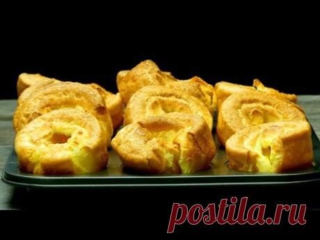 ”Выпрыгивающие” булочки можно подавать с любой начинкой! Поповеры - воздушное чудо! | Appetitno.TV